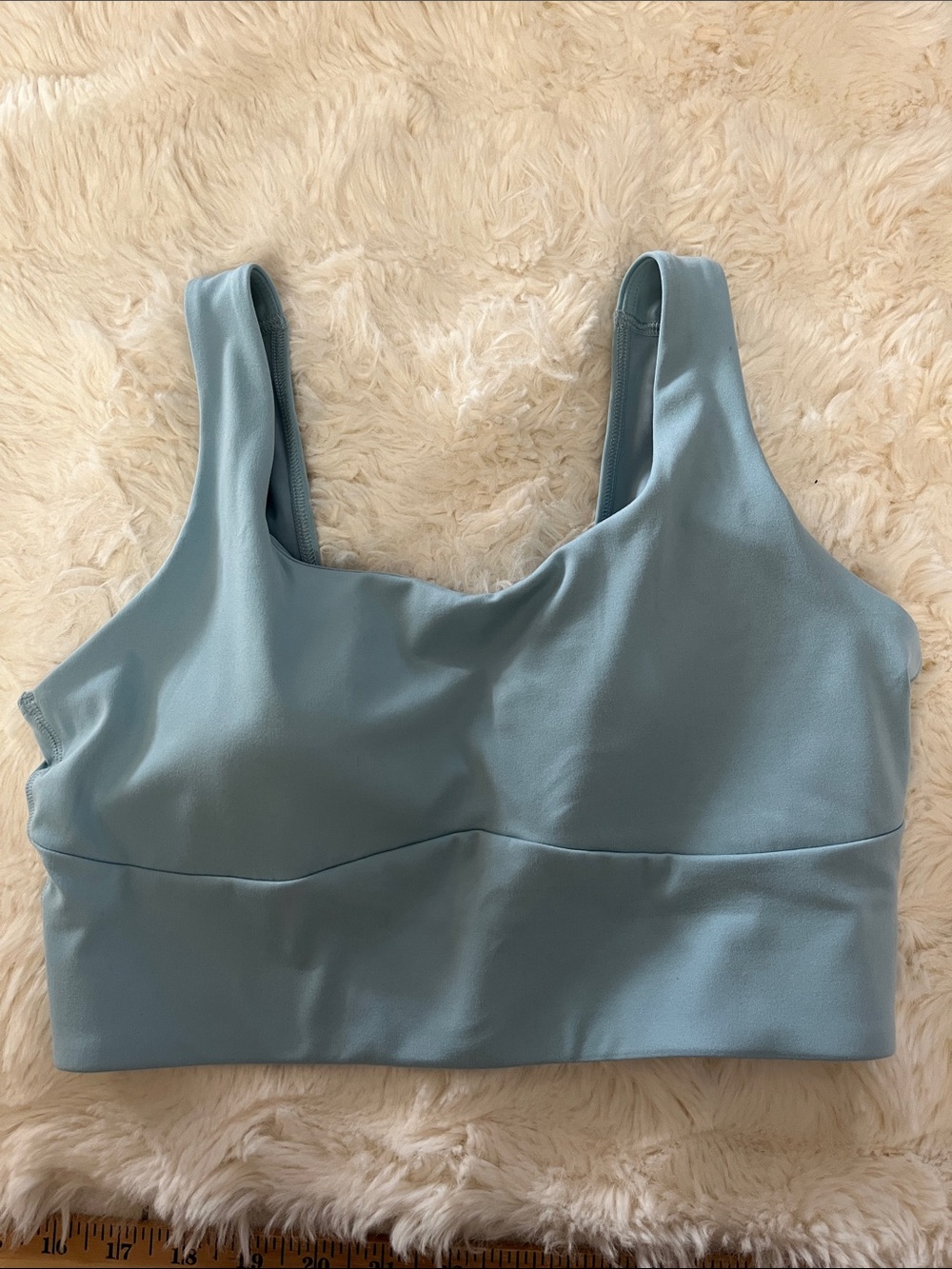 Gymshark Light Blue Scoop Sports Bra
